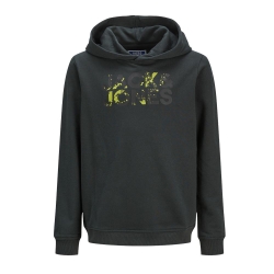 Sweat à Capuche Gris Garçon Jack & Jones Corp Splash