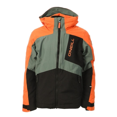 Manteau de ski Gris/Orange Garçon O'Neill Maul