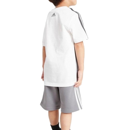 Ensemble Blanc/Gris Garçon Adidas IS6332