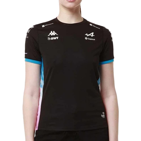 Maillots de Sport Noir Femme Kappa Adoliw Alpine F1