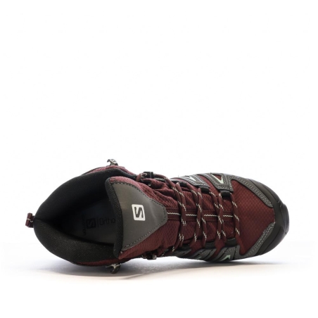 Chaussures de Randonnée Gris/Bordeaux Femme Salomon X Ultra Pi