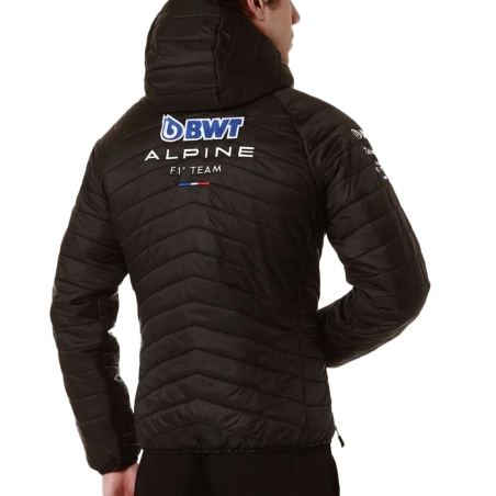 Doudoune Noire/Turquoise Homme Kappa Aboucou Alpine F1