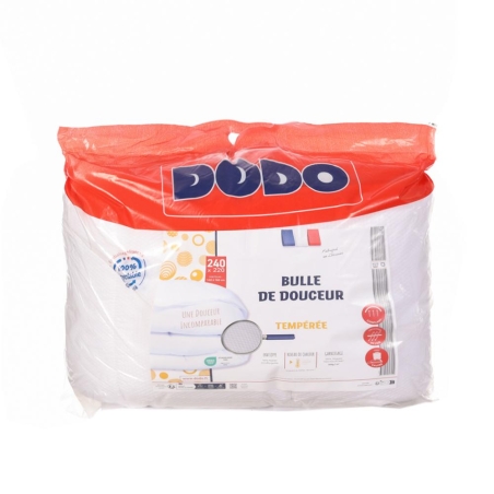 Couette Blanche Dodo Tempérée Bulle De Douceur 240x220