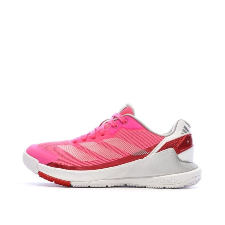 Chaussures de Running Rose Femme Adidas Crazyquick
