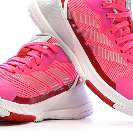 Chaussures de Running Rose Femme Adidas Crazyquick