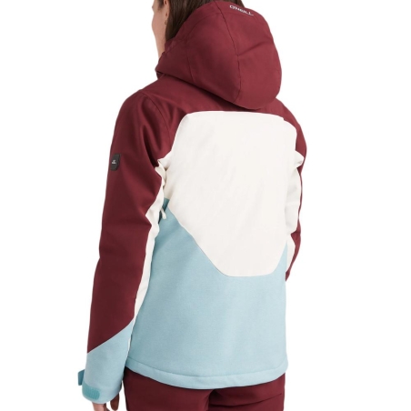 Veste de ski Bleu/Blanc/Rouge Femme O'Neill Diamond