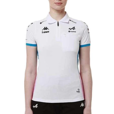 Maillot Blanc/Bleu Femme Kappa Adraw Alpine F1 321U87W