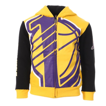 Sweat Zippé Jaune/Violet Garçon NBA Los Angeles Lakers