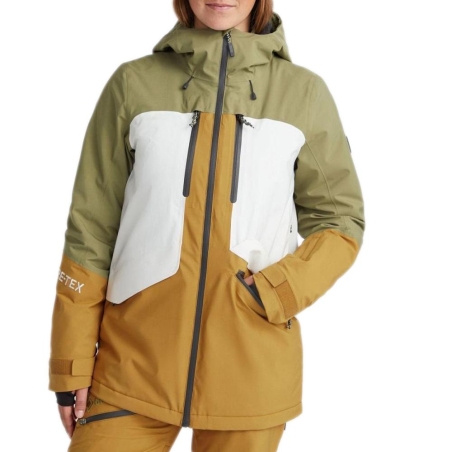 Manteau de ski Vert/Moutarde Femme O'Neill Gtx