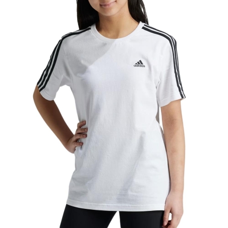T-Shirt Blanc Femme Adidas IY5018