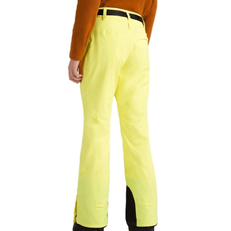 Pantalon de ski Jaune Fluo Femme O'Neill Star Slim