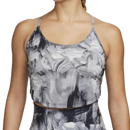Débardeur Gris/Noir Femme Nike Aop