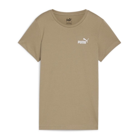 T-shirt Beige Femme Puma Ess+ Embroid