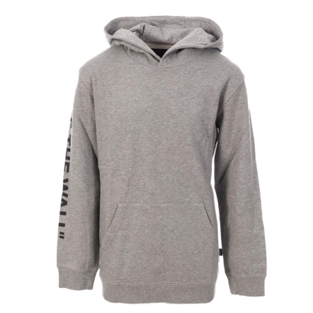 Sweat Gris Garçon Vans Logo Fleece Hoodie Heather