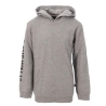 Sweat Gris Garçon Vans Logo Fleece Hoodie Heather