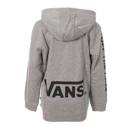 Sweat Gris Garçon Vans Logo Fleece Hoodie Heather