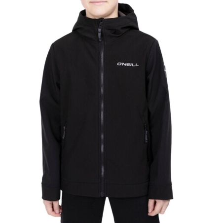 Veste Imperméable Noir Garçon O'Neill Outdoor Softshell