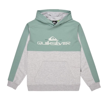 Sweat à Vert/Gris Garçon Quiksilver Knowledge