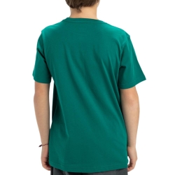 T-Shirt Vert Garçon Quiksilver Skull Feast