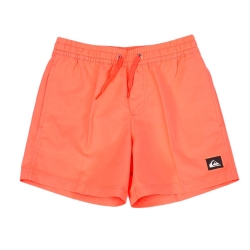 Short de bain Orange fluo Garçon Quiksilver Everyday
