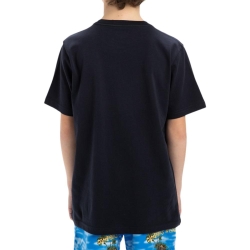 T-shirt Noir Garçon Quiksilver Typed Out