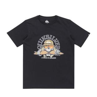 T-Shirt Marine Garçon Quiksilver Skull Feast