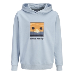 Sweat Bleu Clair Garçon Jack and Jones Hood