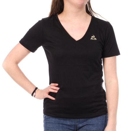 T-Shirt Noir Femme Le Coq Sportif 2310691