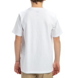 T-Shirt Blanc Garçon Quiksilver Skull Feast