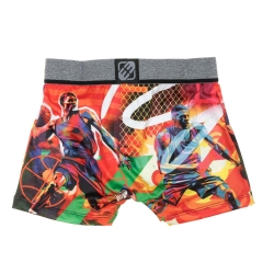 Boxer Orange Garçon Freegun Basketball