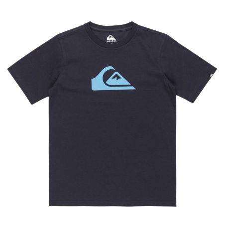 T-Shirt Marine Garçon Quiksilver Comp Logo