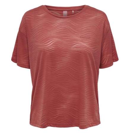 T-shirt Rouge Femme Only Play Pnia