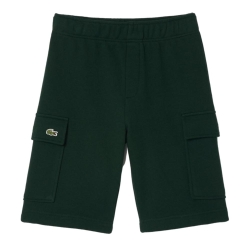 Short Noir Garçon Lacoste Cotton