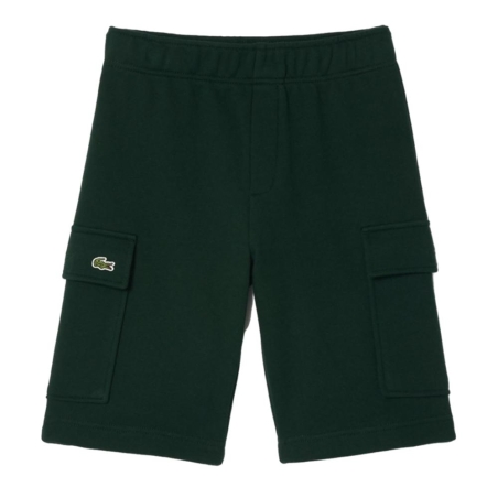 Short Noir Garçon Lacoste Cotton