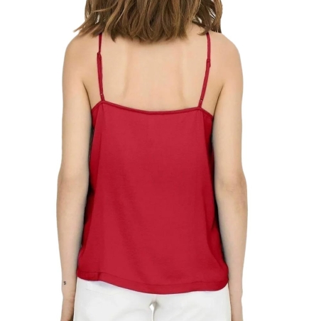 Débardeur Rouge Femme Only Debbie