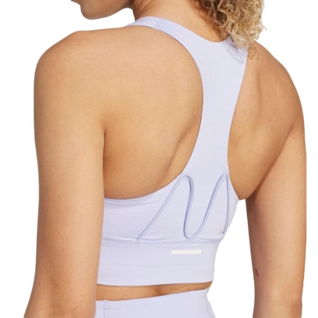 Brassière Violet Femme Adidas Run