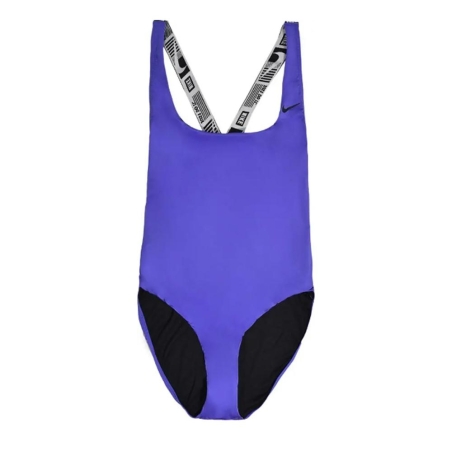 Maillot de bain 1 pièce Violet Femme Nike Crossback