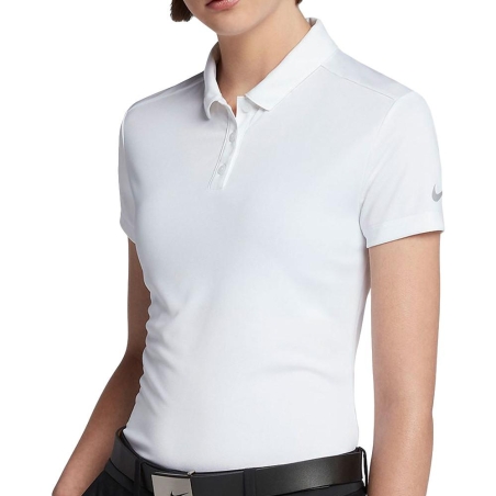 Polo Blanc Femme Nike Dry Golf