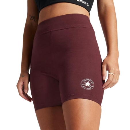 Short Technique Bordeaux Femme Converse Retro