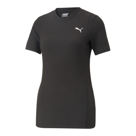 T-shirt de Running Noir Femme Puma Her Slim