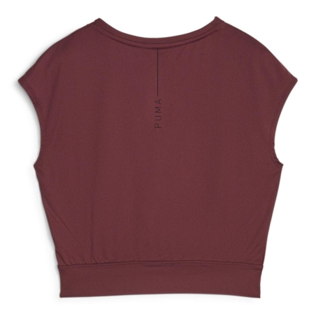 T-shirt Bordeaux Femme Puma Stud Yog