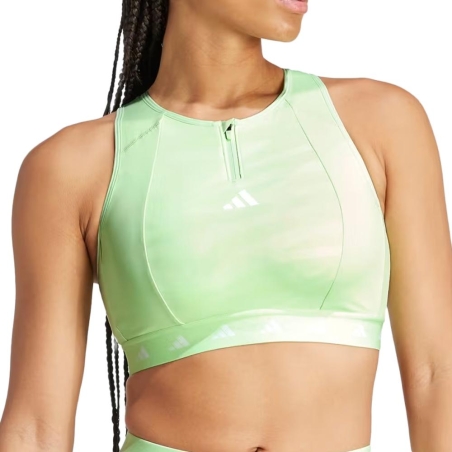 Brassière Verte Femme Adidas IR5642