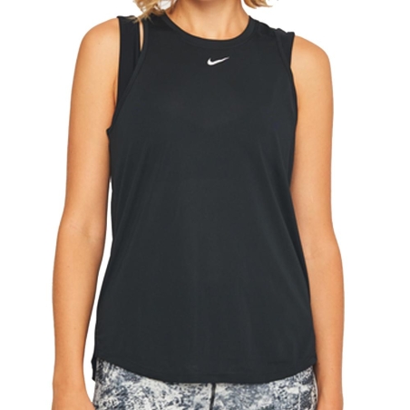 Débardeur de Sport Noir Femme Nike OneTank