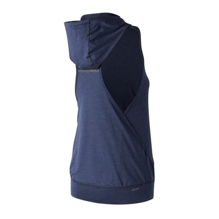 T-shirt à capuche Marine Femme New Balance WT71145