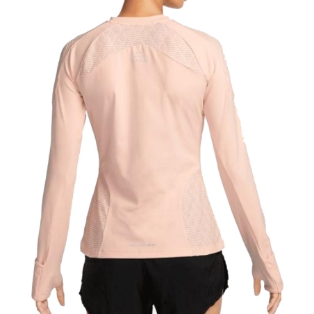 T-shirt Manches Longues Rose Femme Nike Dfadv