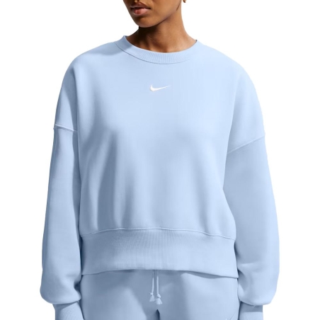 Sweat Bleu Femme Nike Crew