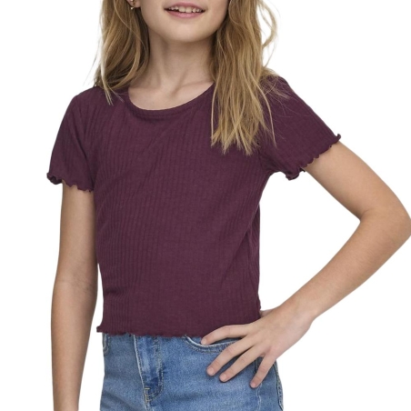 T-shirt Prune Fille Only Nella