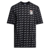 T-shirt Noir Homme Fila Flat Print