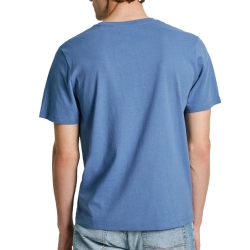 T-shirt Bleu Moyen Homme Pepe jeans Connor