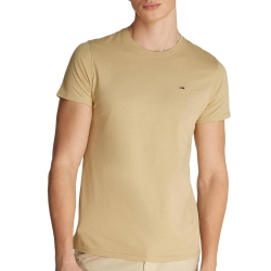 T-shirt Camel Homme Tommy Hilfiger Tjm Xslim